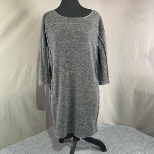Dolcezza Top Women’s 1X Fashion Ladies Tank Scoop Neck Mid Length Navy Blue